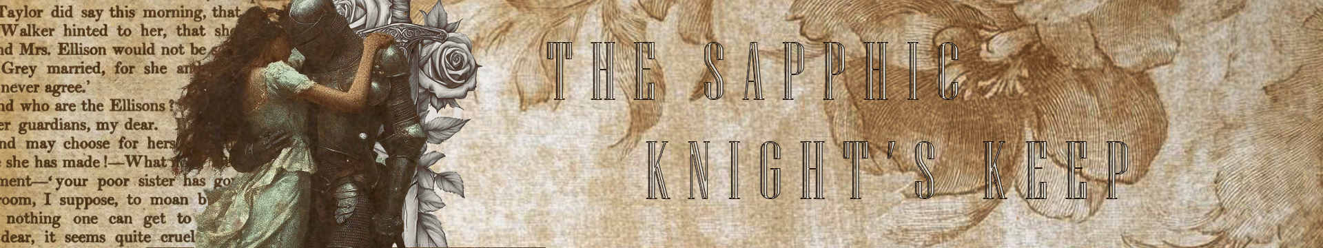 Sapphic Knight Banner